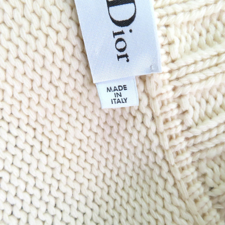 Christian Dior Duffel coat striped sailor collar knit 38 144M01AM318
