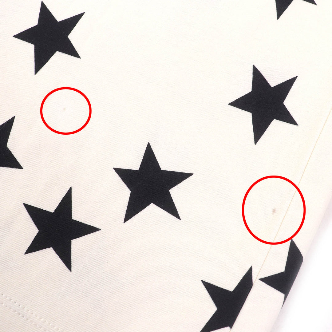 Great LOUIS VUITTON Short sleeve T-shirt LV Logo Star Chain Crewneck Ivory S