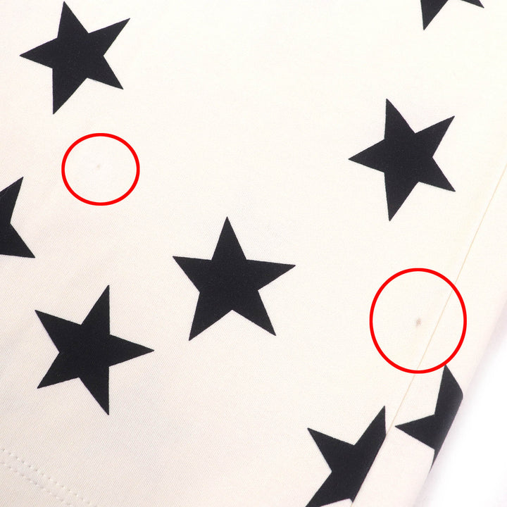 Great LOUIS VUITTON Short sleeve T-shirt LV Logo Star Chain Crewneck Ivory S