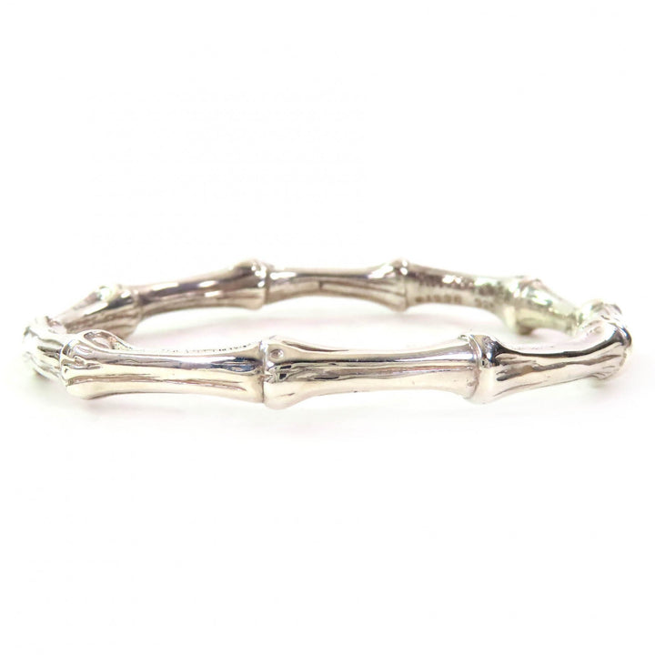Great TIFFANY&Co. Bangle Bamboo bangle Bracelet accessories Silver SV925 Women