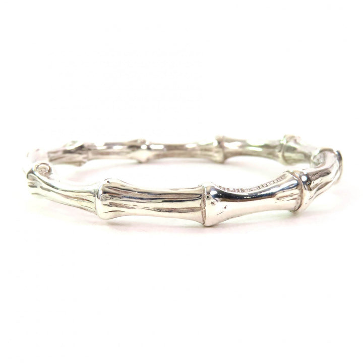 Great TIFFANY&Co. Bangle Bamboo bangle Bracelet accessories Silver SV925 Women
