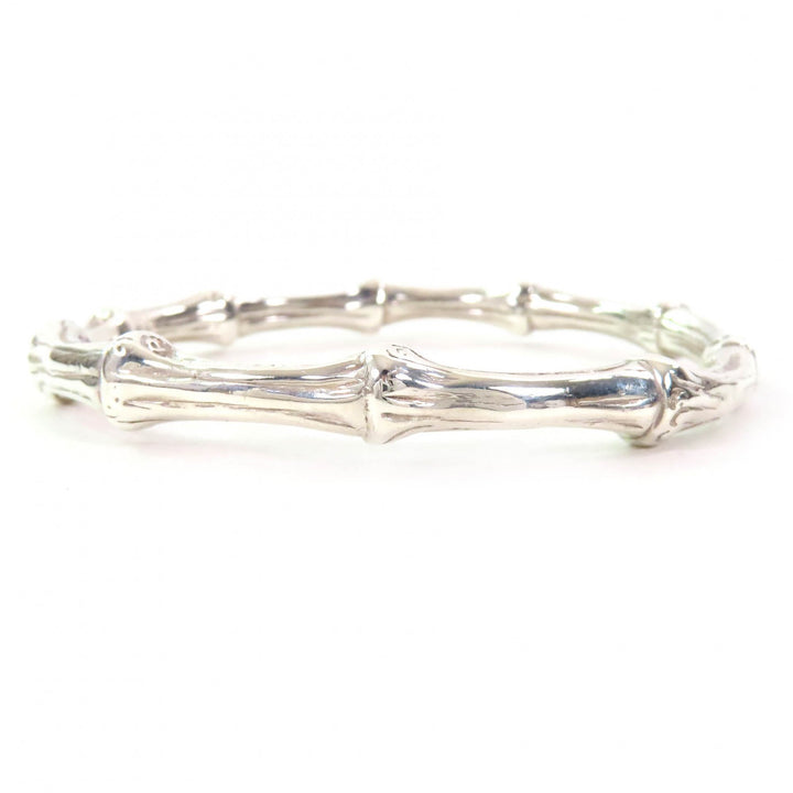 Great TIFFANY&Co. Bangle Bamboo bangle Bracelet accessories Silver SV925 Women
