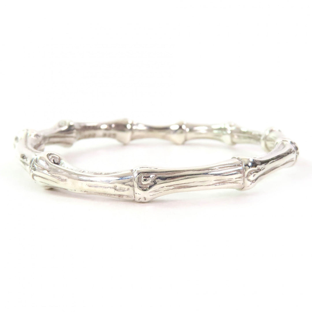 Great TIFFANY&Co. Bangle Bamboo bangle Bracelet accessories Silver SV925 Women
