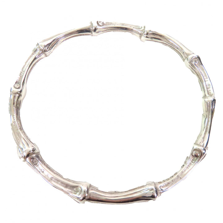 Great TIFFANY&Co. Bangle Bamboo bangle Bracelet accessories Silver SV925 Women