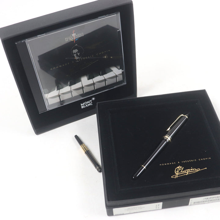 Excellent MONTBLANC fountain pen Meisterstck 145 Pix Classic Chopin 14K