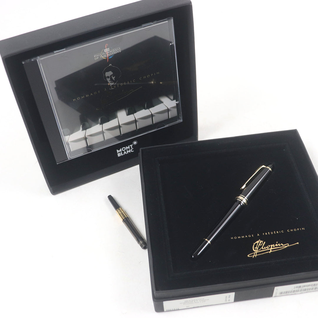 Excellent MONTBLANC fountain pen Meisterstck 145 Pix Classic Chopin 14K