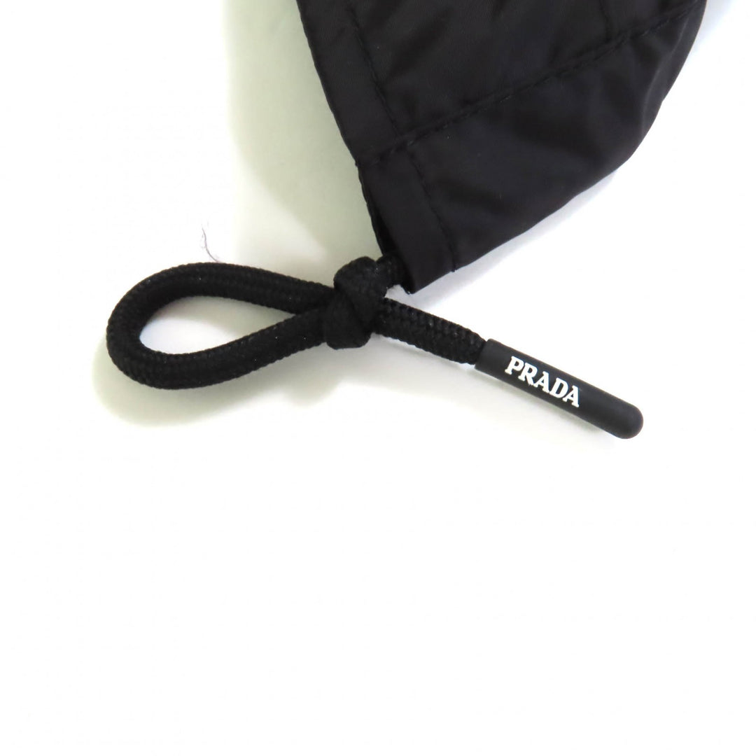 Excellent PRADA Nylon jacket black recycled polyamide Women 40 29Z021