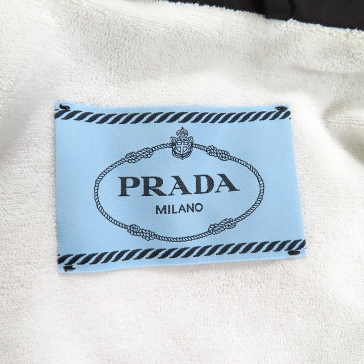 Excellent PRADA Nylon jacket black recycled polyamide Women 40 29Z021