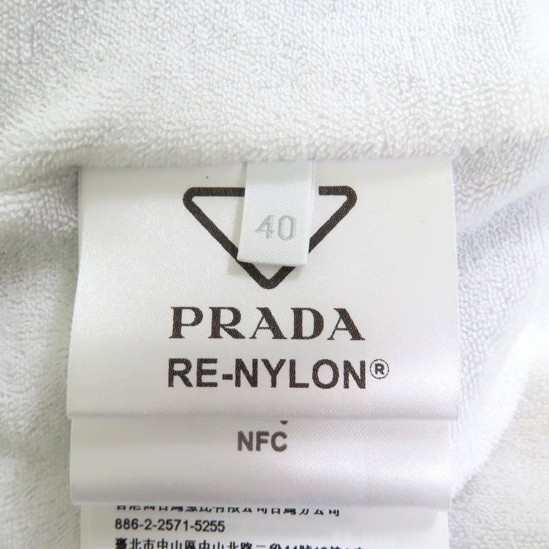 Excellent PRADA Nylon jacket black recycled polyamide Women 40 29Z021