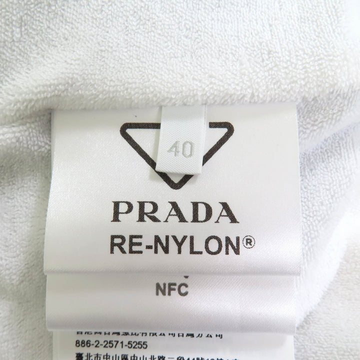 Excellent PRADA Nylon jacket black recycled polyamide Women 40 29Z021
