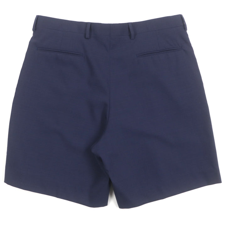 Excellent DIOR Shorts Shorts Navy wool mens 50 183C140B5887