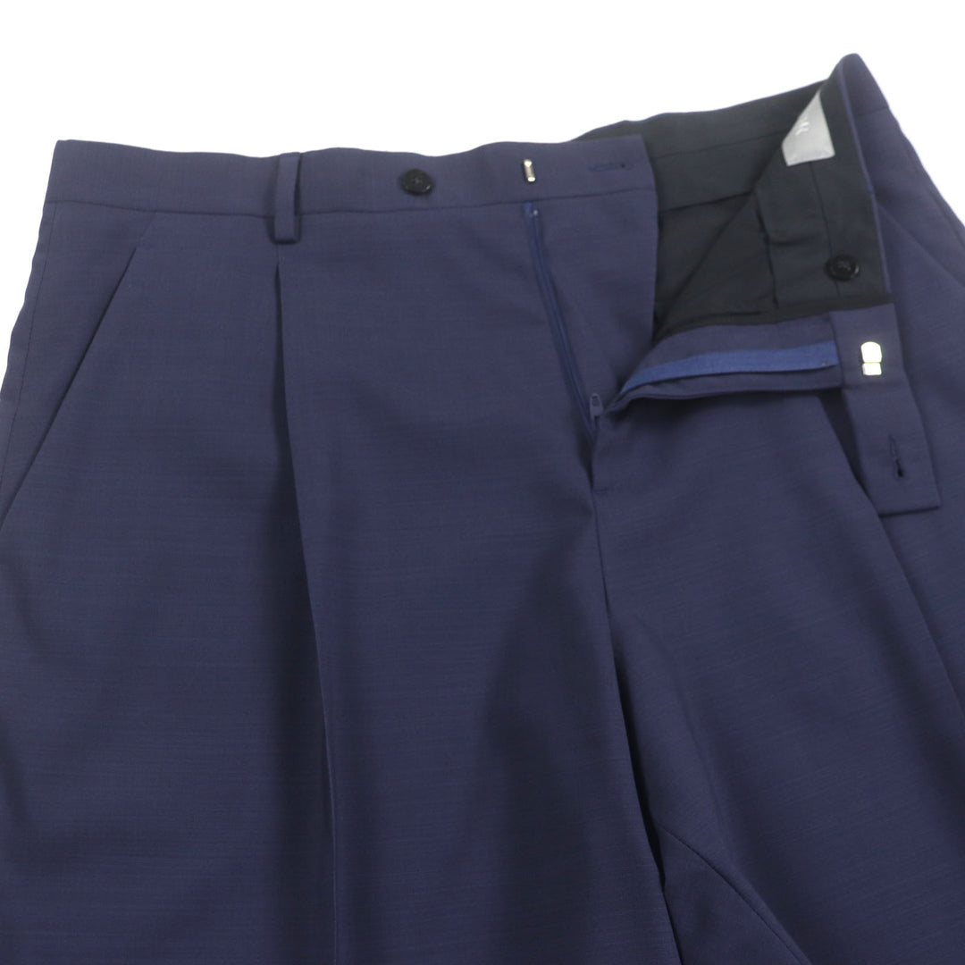 Excellent DIOR Shorts Shorts Navy wool mens 50 183C140B5887