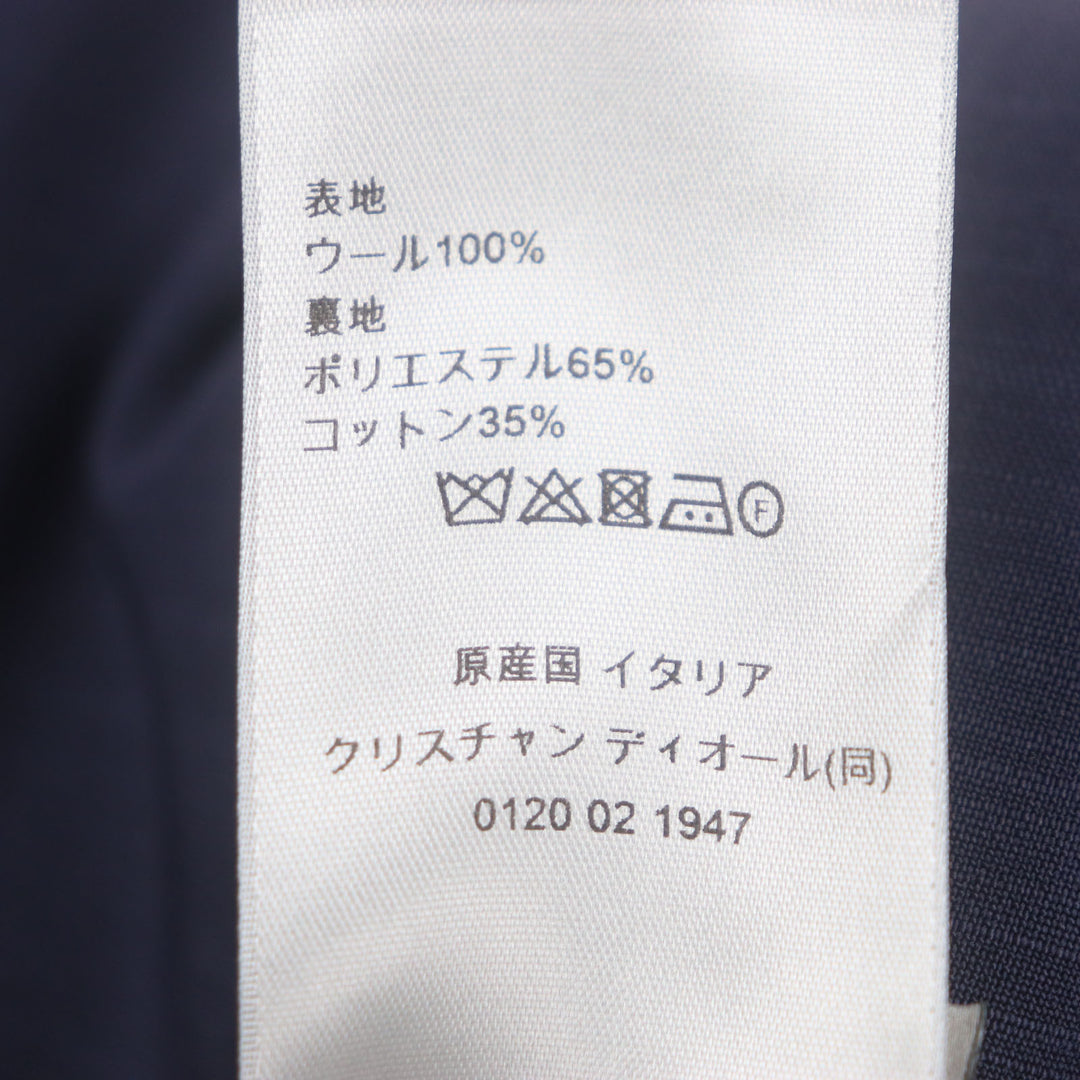 Excellent DIOR Shorts Shorts Navy wool mens 50 183C140B5887