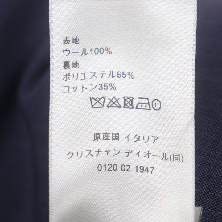 Excellent DIOR Shorts Shorts Navy wool mens 50 183C140B5887
