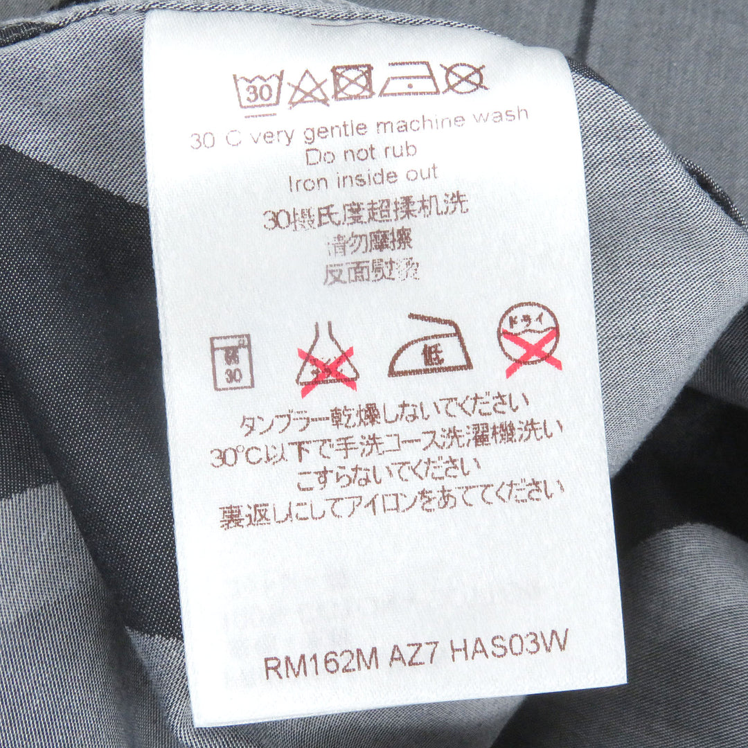 Great LOUIS VUITTON Long sleeve shirt Karakoram Long Sleeve gray cotton mens XS