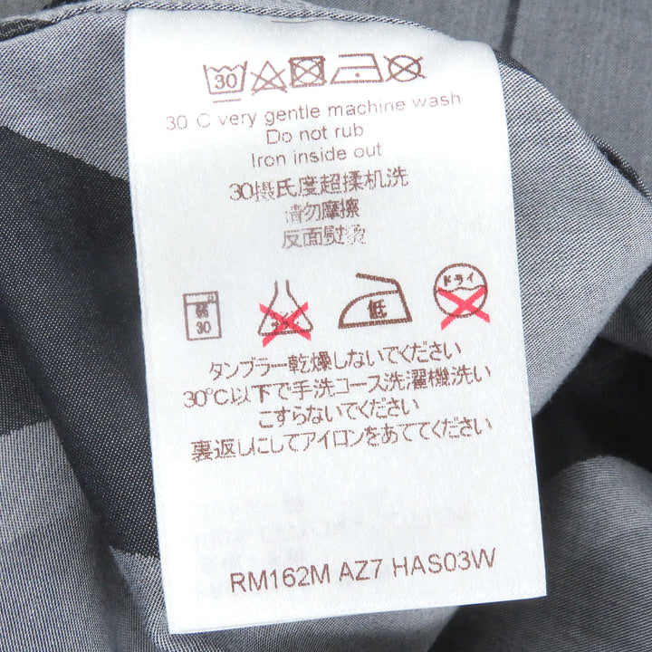 Great LOUIS VUITTON Long sleeve shirt Karakoram Long Sleeve gray cotton mens XS