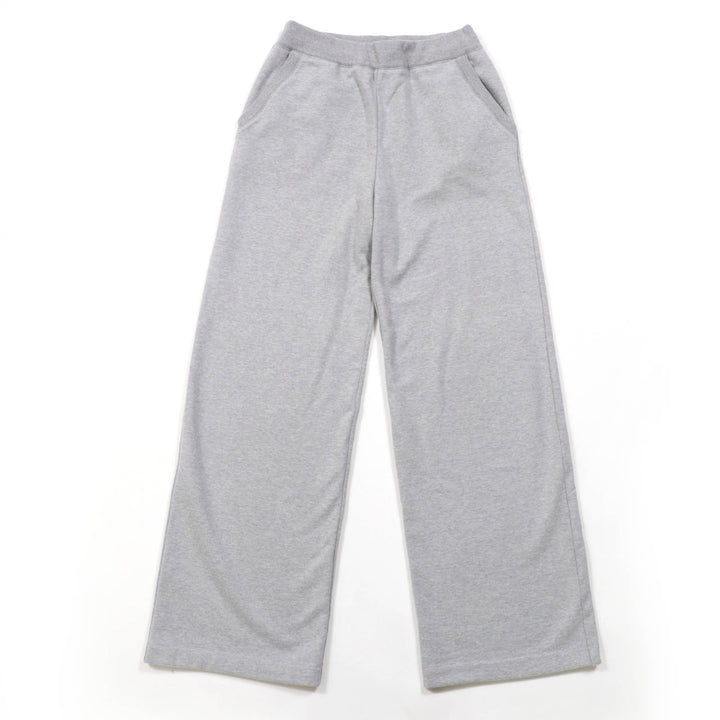 Excellent MIUMIU Pants Logo fleece sweatpants gray cotton Women 40 MJP335