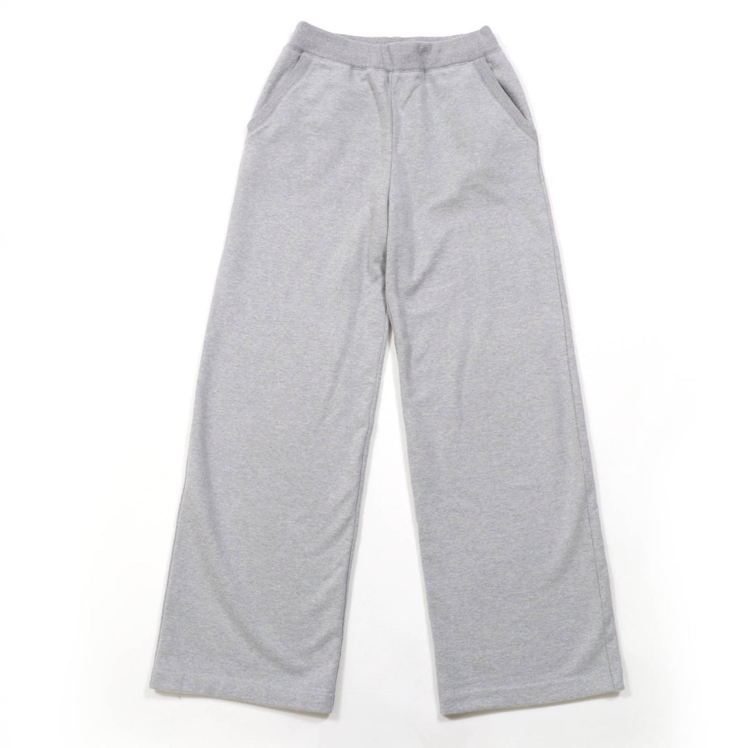 Excellent MIUMIU Pants Logo fleece sweatpants gray cotton Women 40 MJP335