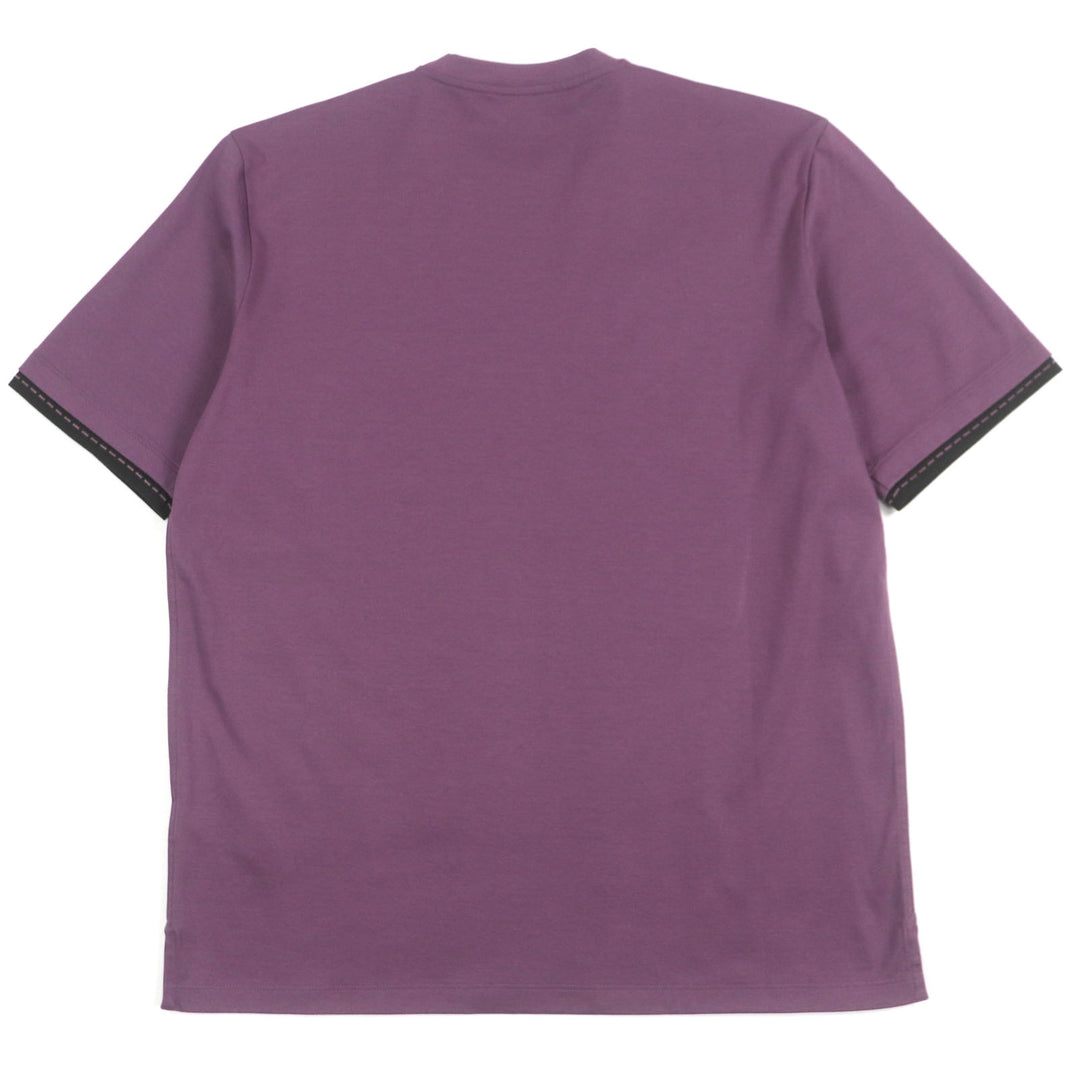 Excellent HERMES Short sleeve T-shirt purple cotton mens S H467950HA