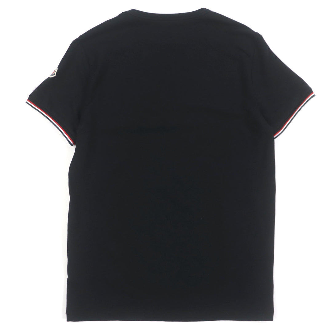 Great MONCLER Short sleeve T-shirt black cotton mens M G10918C71600