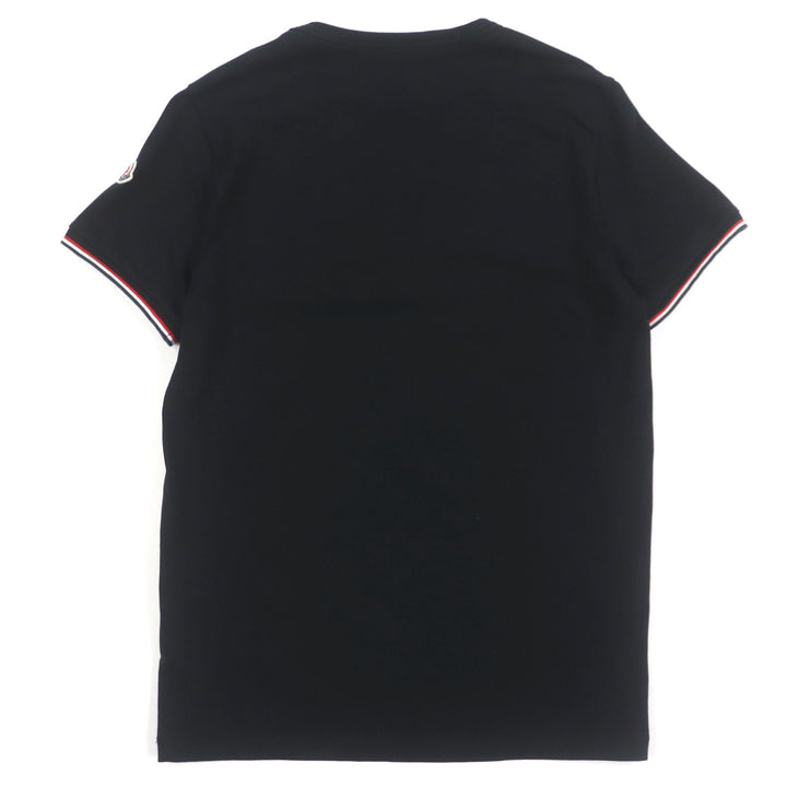 Great MONCLER Short sleeve T-shirt black cotton mens M G10918C71600