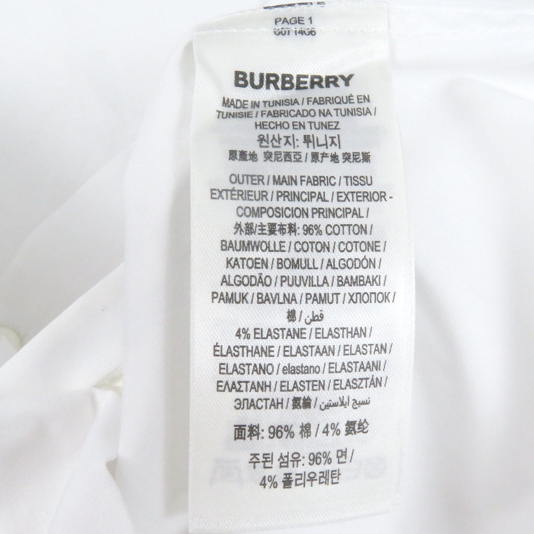 Great BURBERRY Short sleeve shirt Tisci period Nova check collar