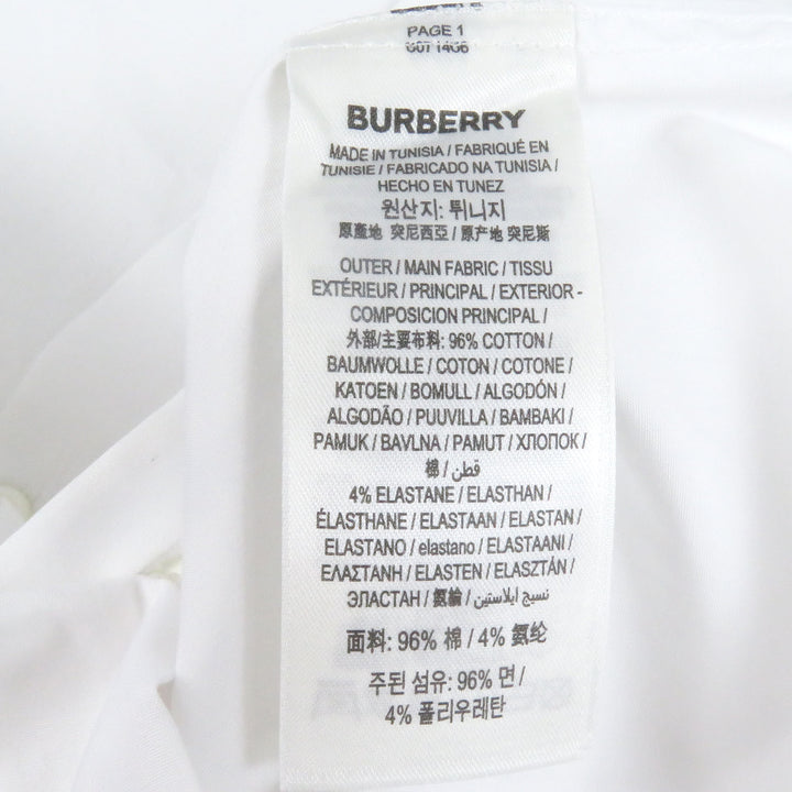 Great BURBERRY Short sleeve shirt Tisci period Nova check collar