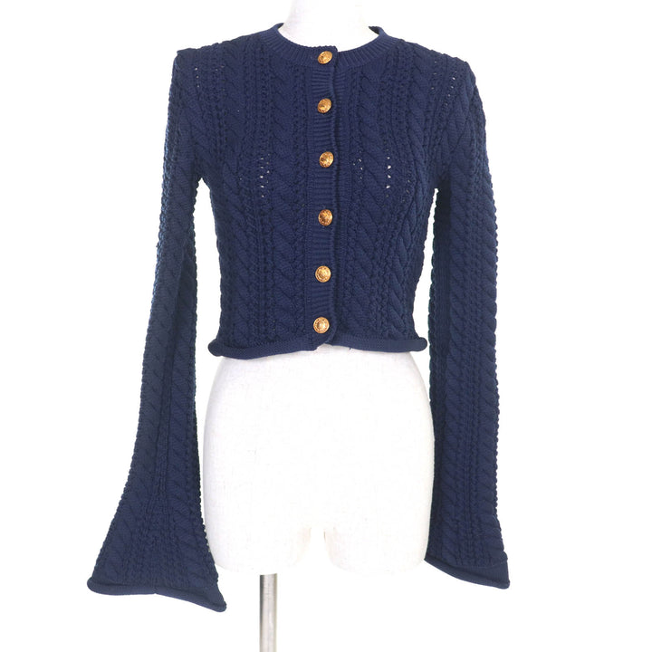 Excellent LOUIS VUITTON cardigan Navy polypropylene Women XS