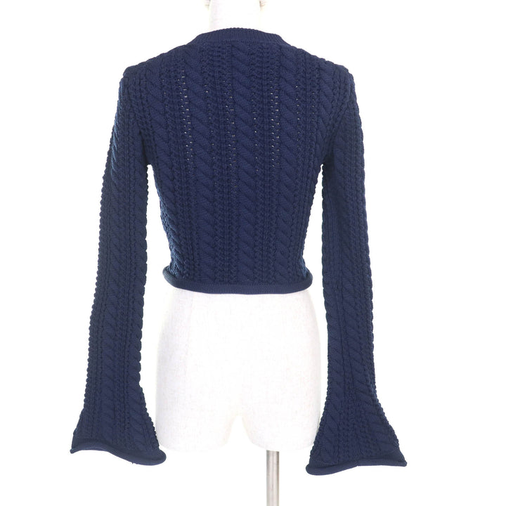 Excellent LOUIS VUITTON cardigan Navy polypropylene Women XS
