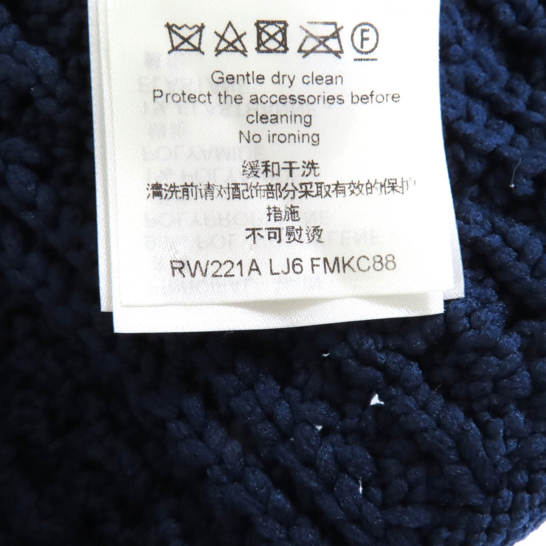 Excellent LOUIS VUITTON cardigan Navy polypropylene Women XS