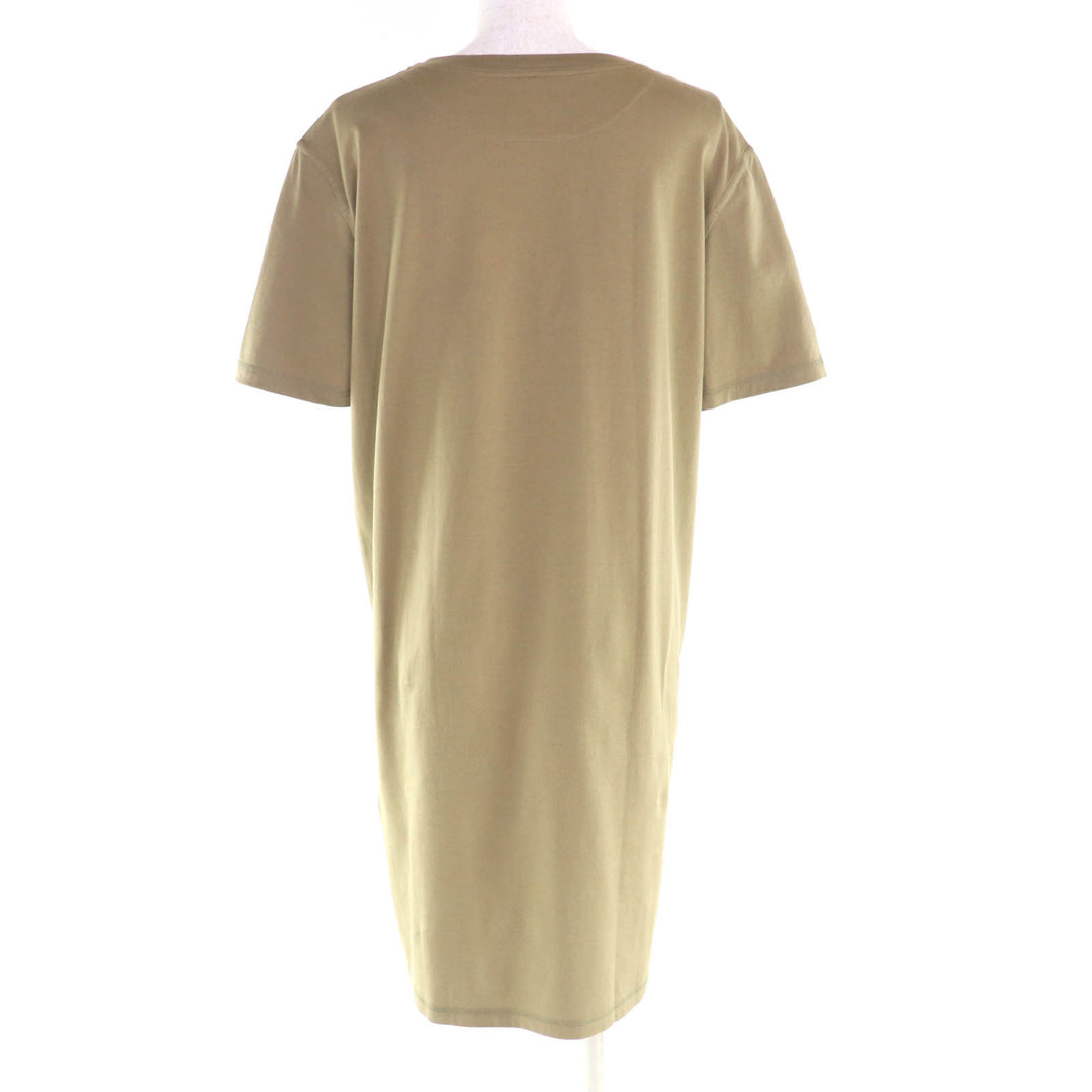 Excellent HERMES one piece khaki cotton Women 38