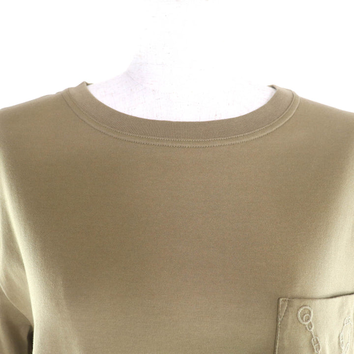 Excellent HERMES one piece khaki cotton Women 38