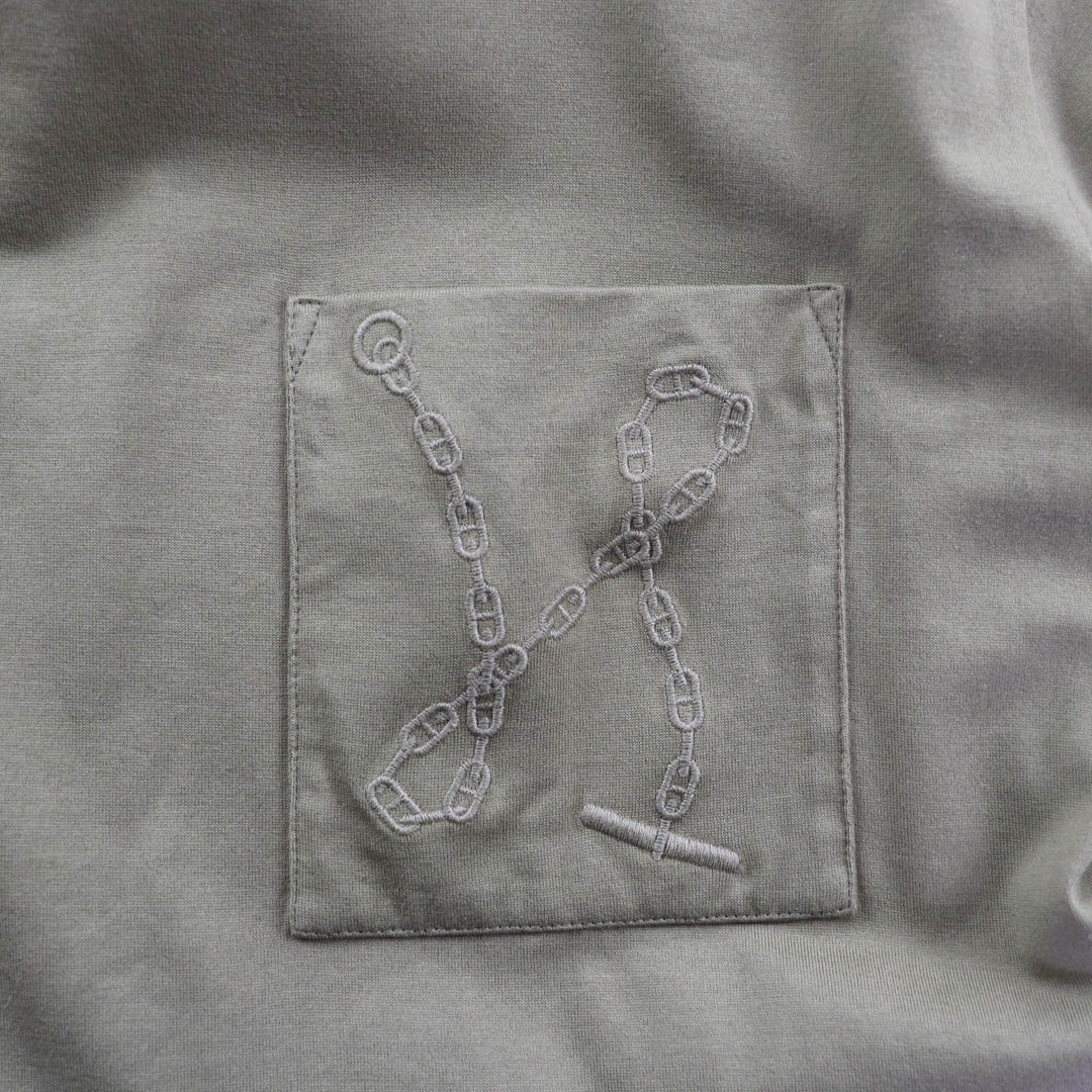 Excellent HERMES one piece khaki cotton Women 38