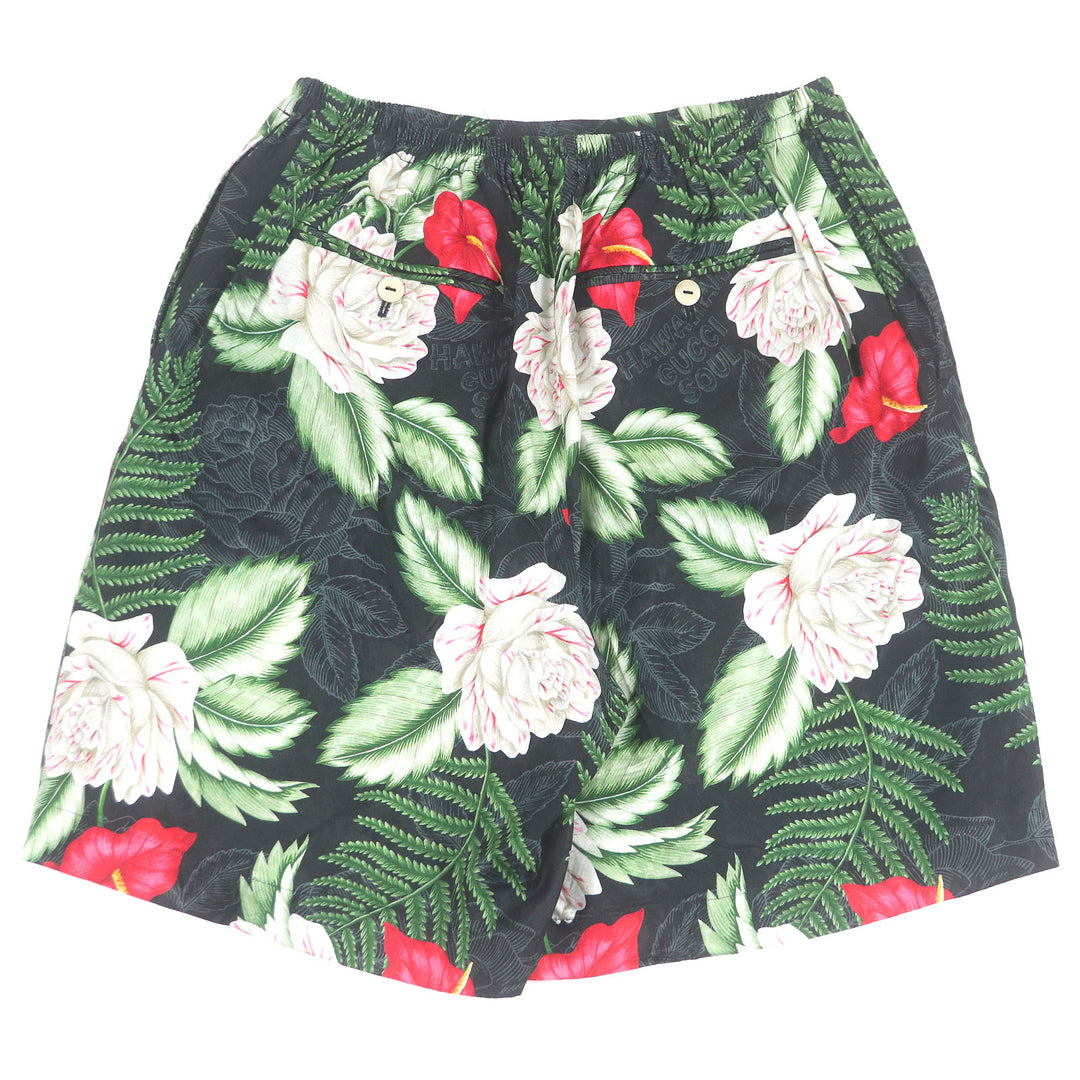Excellent GUCCI two-piece set Short-sleeved aloha shirt and shorts 624524/619073