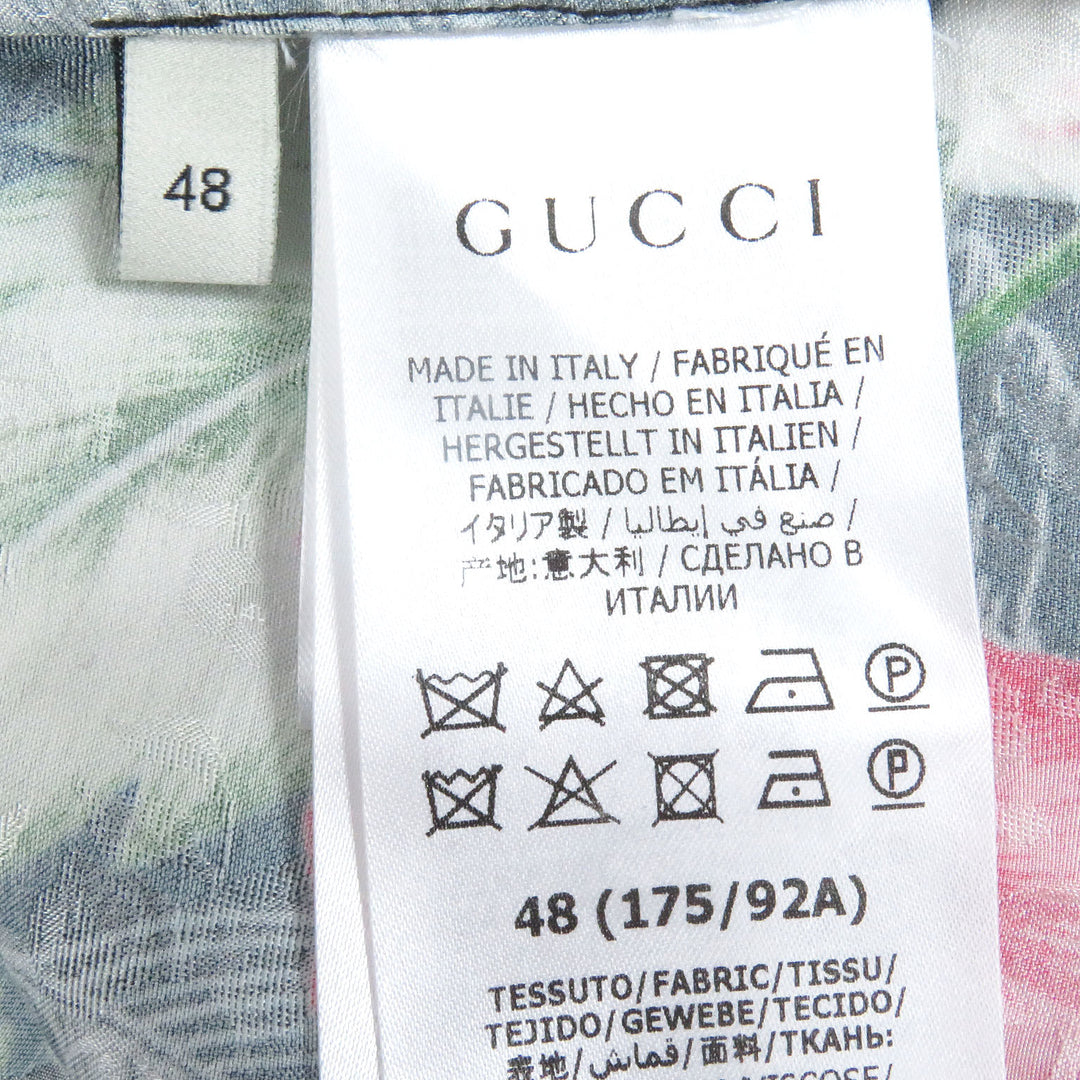 Excellent GUCCI two-piece set Short-sleeved aloha shirt and shorts 624524/619073