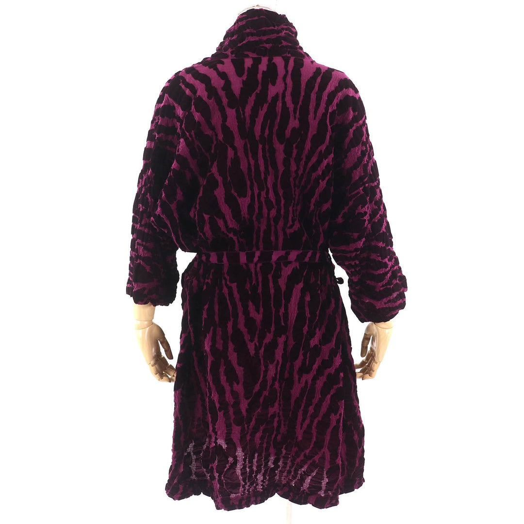 Excellent me ISSEY MIYAKE one piece All-over pattern design, belted, high neck