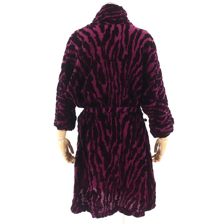 Excellent me ISSEY MIYAKE one piece All-over pattern design, belted, high neck