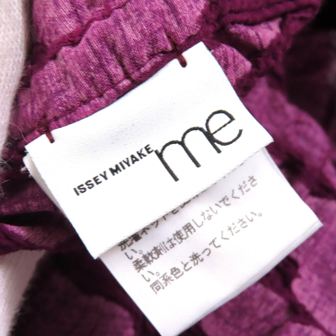 Excellent me ISSEY MIYAKE one piece All-over pattern design, belted, high neck