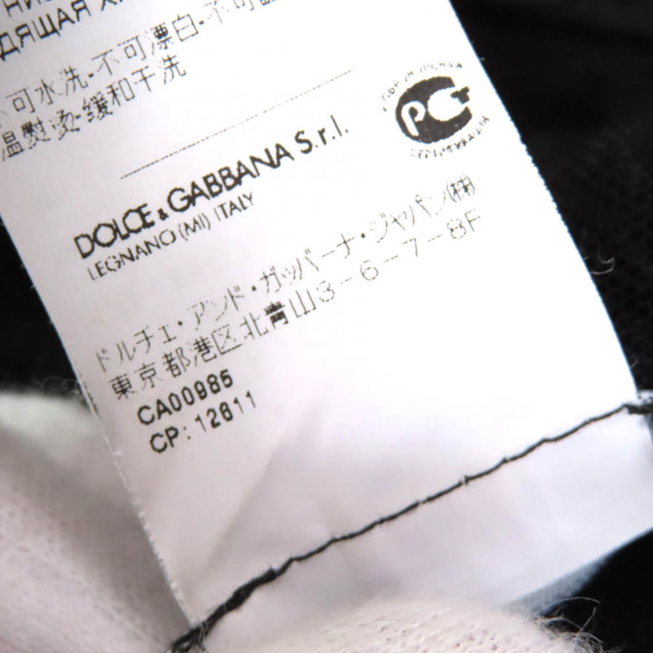 Excellent DOLCE&GABBANA one piece Black Tag Cutwork Lace Sleeveless black