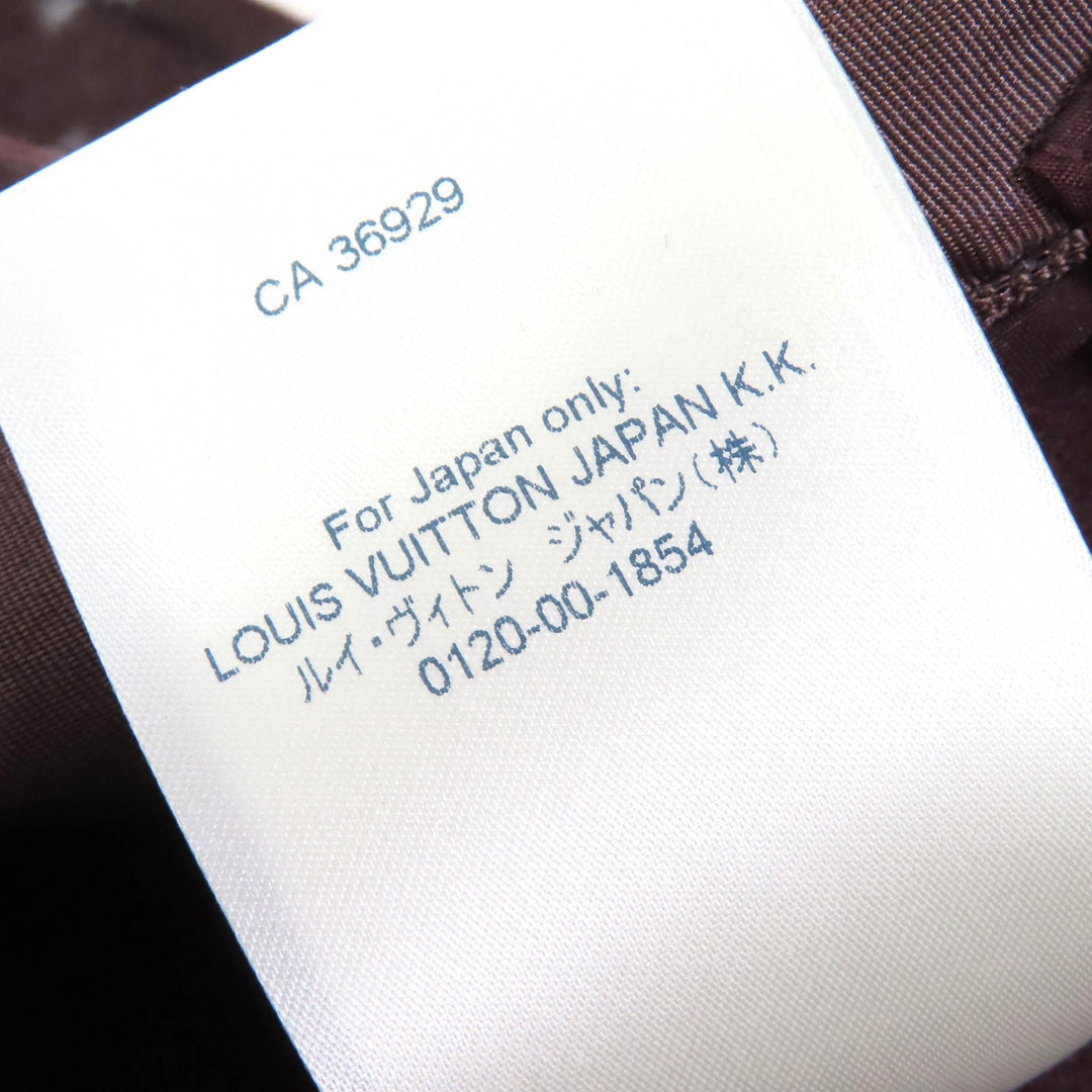 Excellent LOUIS VUITTON Mini skirt Monogram Martin Girl Logo button 34 1A90Z6