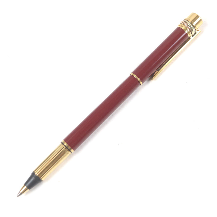 Great Cartier Ballpoint pen Must Do Cartier Trinity cap type Bordeaux gold mens
