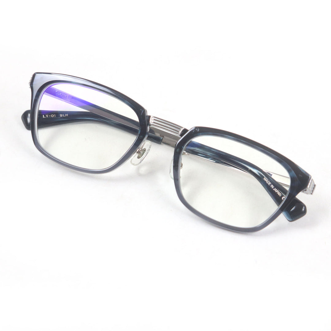Excellent Opticien Loyd Glasses Marble Navy mens LY-01