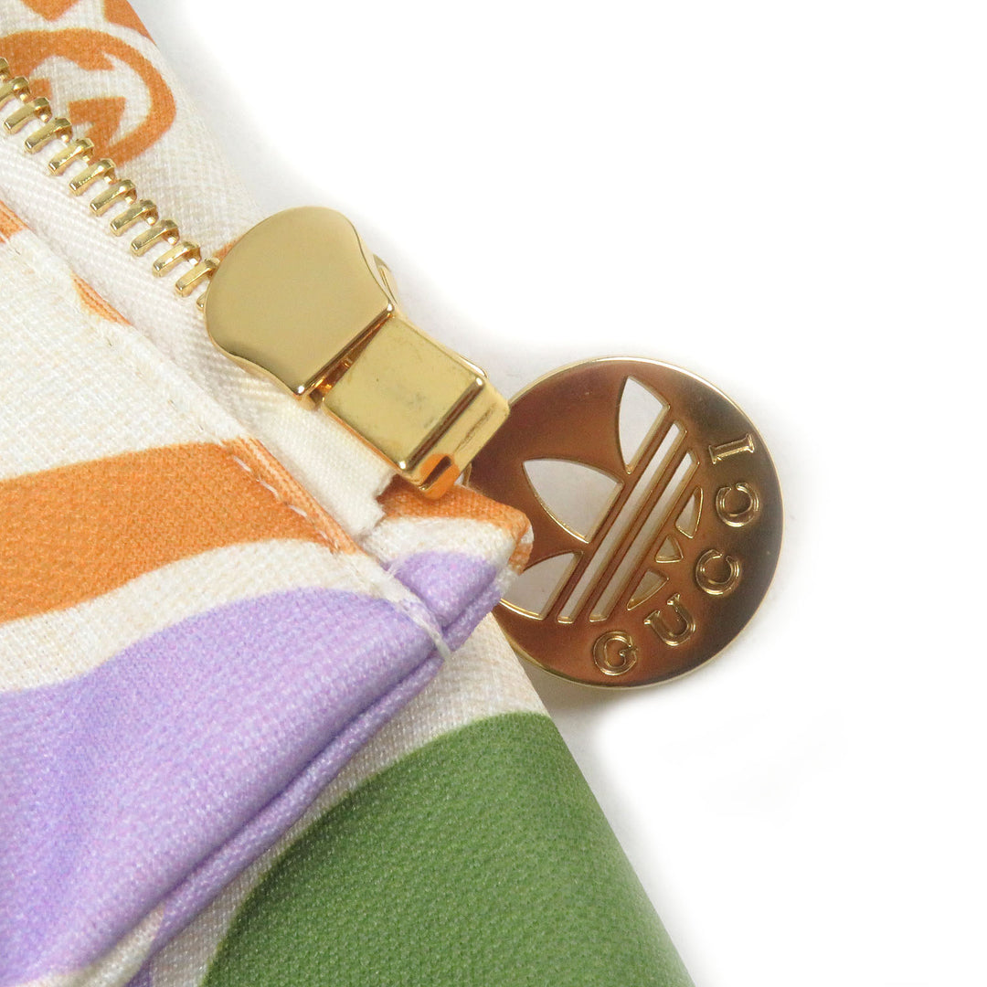 Pristine GUCCI×adidas Blouson Trefoil GG logo Web line multicolor 48 691425
