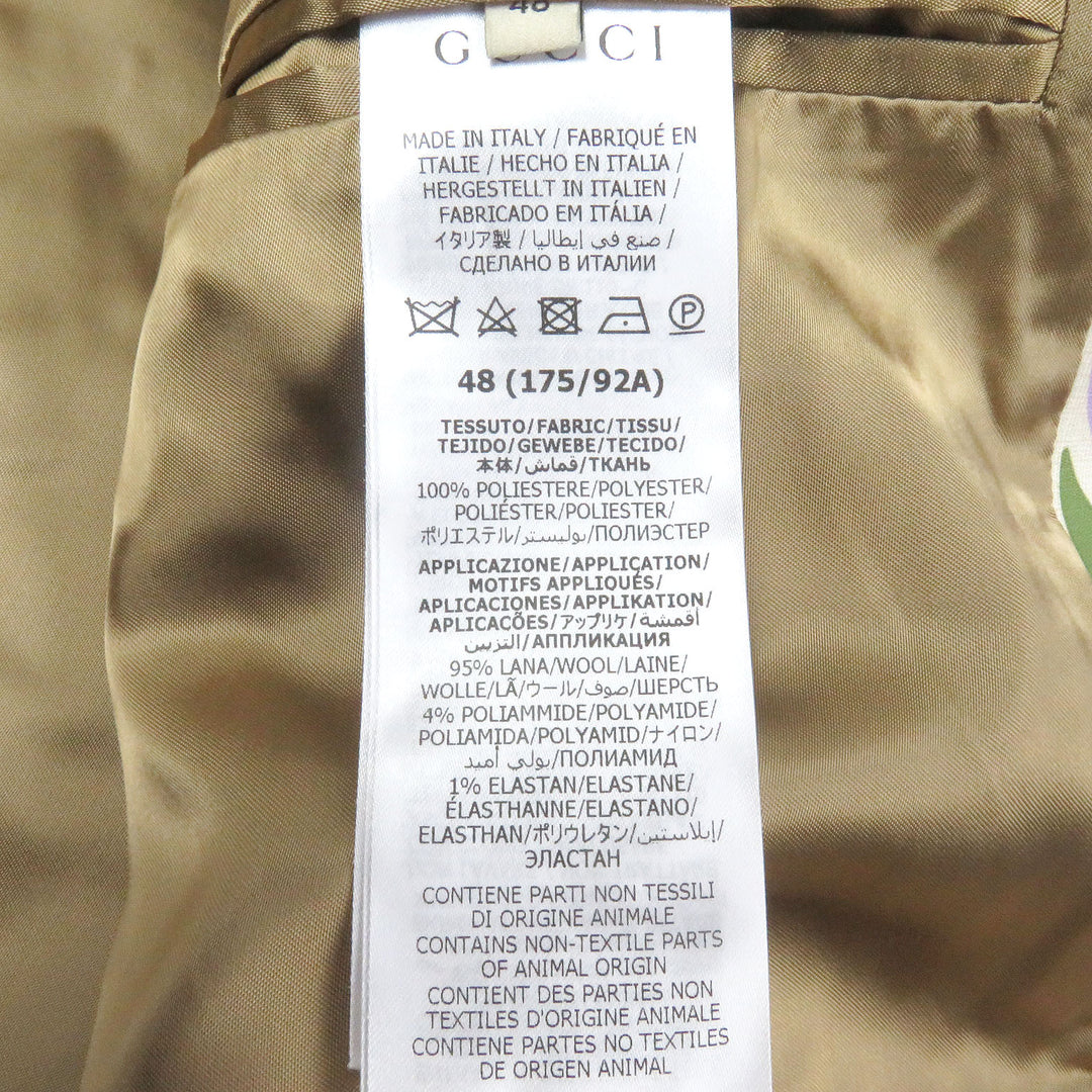 Pristine GUCCI×adidas Blouson Trefoil GG logo Web line multicolor 48 691425