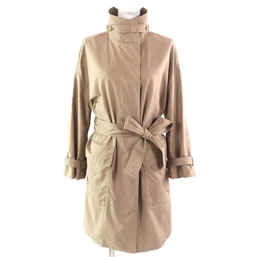 Great Max Mara The Cube coat Belted spring coat beige cotton Women 34