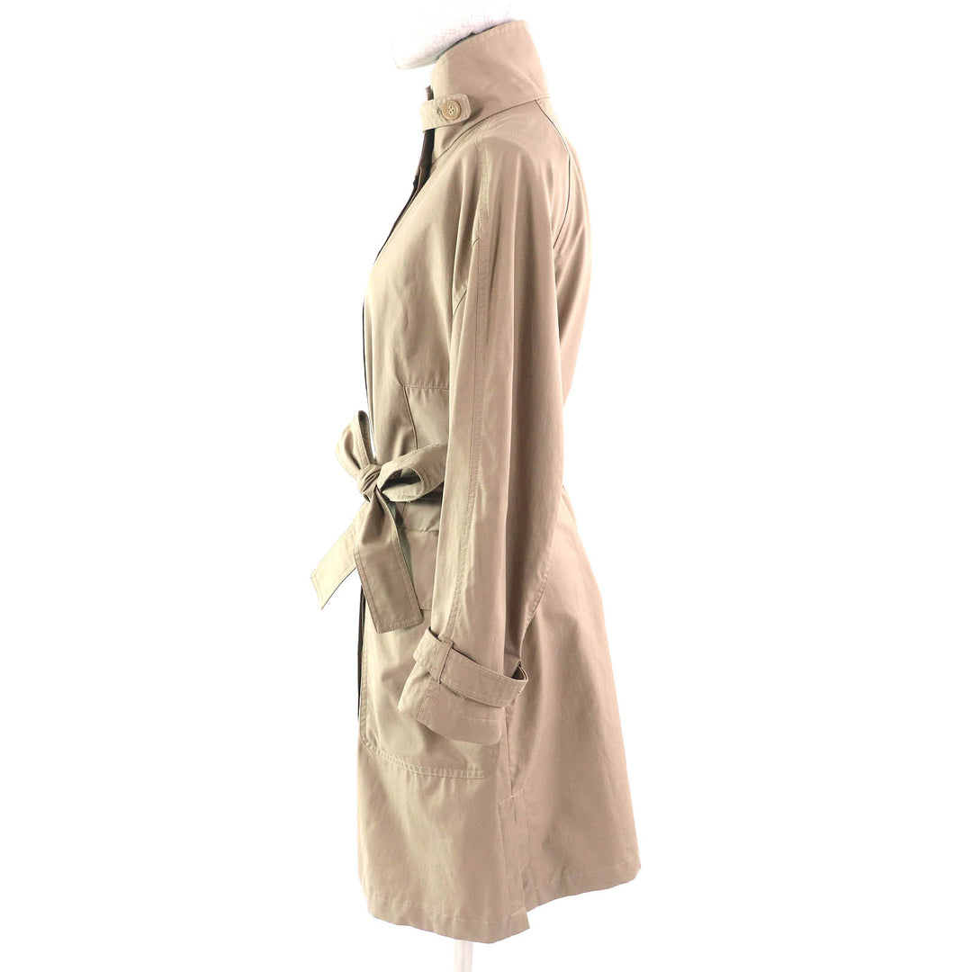 Great Max Mara The Cube coat Belted spring coat beige cotton Women 34
