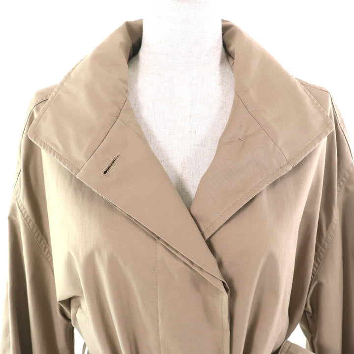 Great Max Mara The Cube coat Belted spring coat beige cotton Women 34