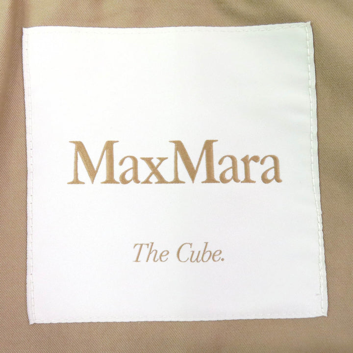 Great Max Mara The Cube coat Belted spring coat beige cotton Women 34