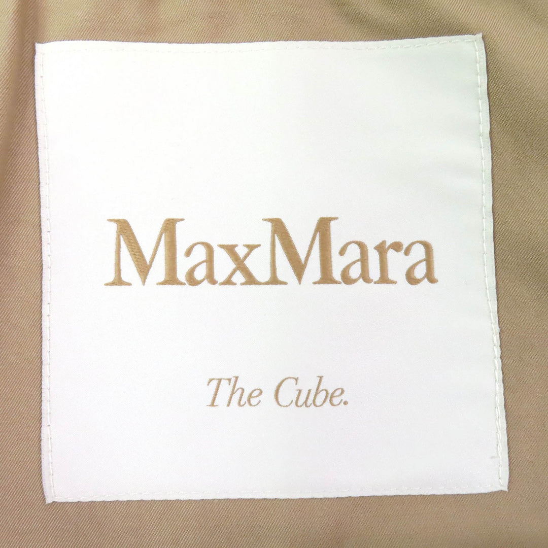 Great Max Mara The Cube coat Belted spring coat beige cotton Women 34
