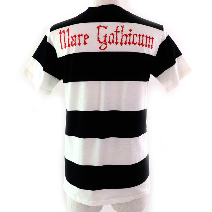 Excellent GUCCI Short sleeve T-shirt Mare Gothicum Flower Stud Border Pattern M